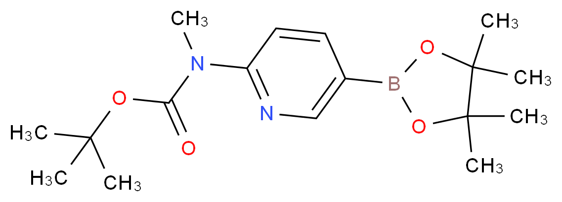 6-(N-Boc-methylamino)pyridine-3-boronic acid pinacol ester_Molecular_structure_CAS_1032758-87-4)