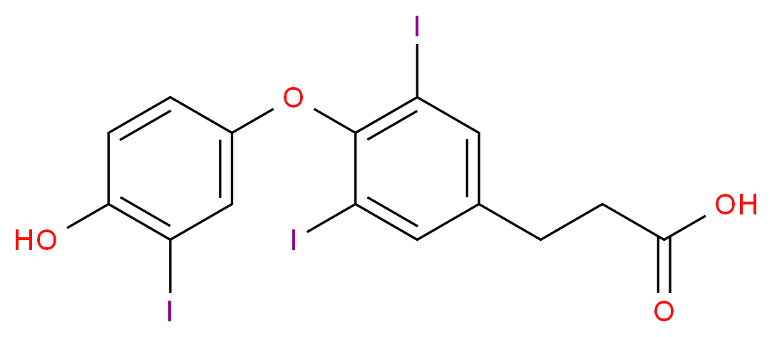 3,3',5-Triiodo Thyropropionic Acid_Molecular_structure_CAS_51-26-3)