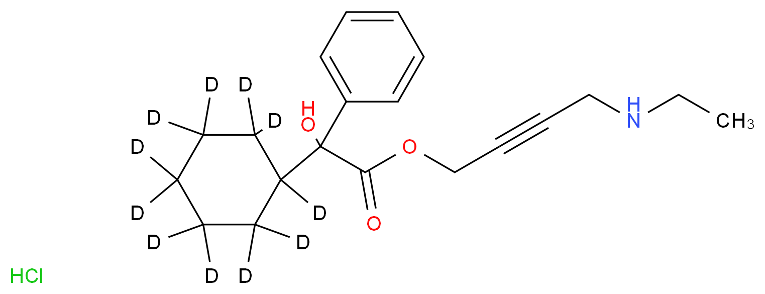 rac Desethyl Oxybutynin-d11 Hydrochloride_Molecular_structure_CAS_1216405-15-0)