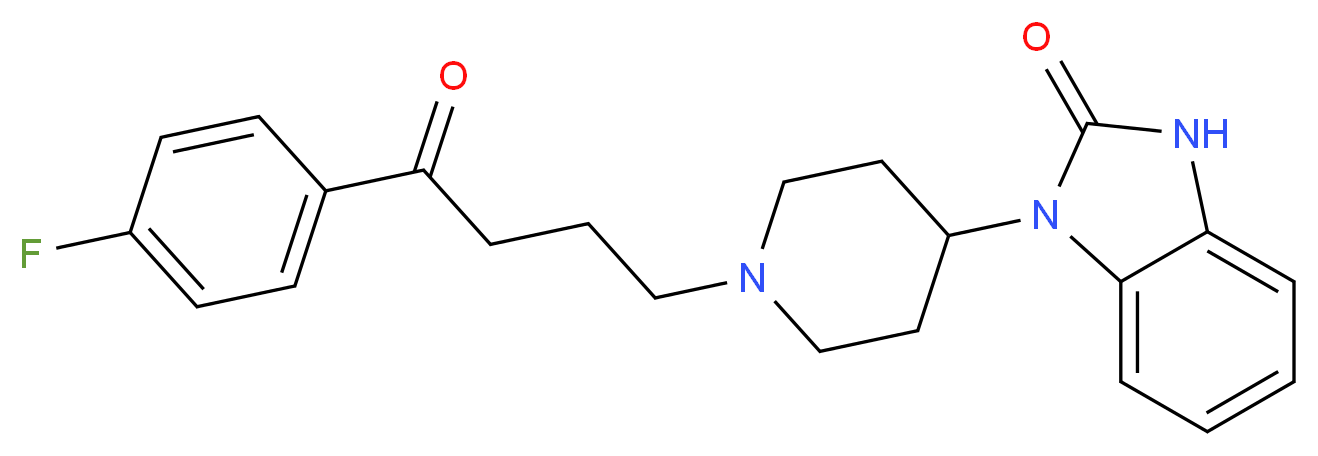 3-(1-(4-(4-fluorophenyl)-4-oxobutyl)piperidin-4-yl)-1h-benzimidazol-2-one_Molecular_structure_CAS_2062-84-2)