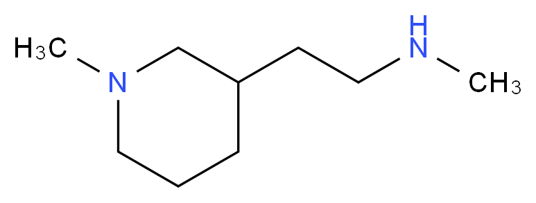 N-Methyl-2-(1-methyl-3-piperidinyl)-1-ethanamine_Molecular_structure_CAS_)