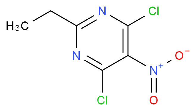 4,6-Dichloro-2-ethyl-5-nitro pyrimidine _Molecular_structure_CAS_6237-95-2)