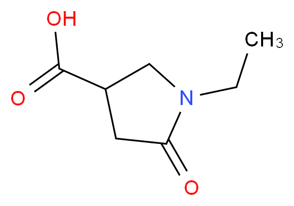 1-ethyl-5-oxo-3-pyrrolidinecarboxylic acid_Molecular_structure_CAS_52743-73-4)