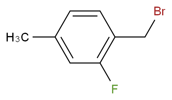 2-Fluoro-4-methylbenzyl bromide_Molecular_structure_CAS_118745-63-4)