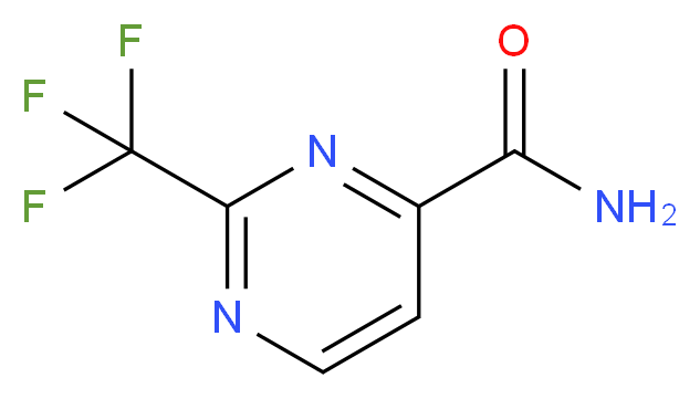 2-(Trifluoromethyl)pyrimidine-4-carboxamide_Molecular_structure_CAS_914348-10-0)
