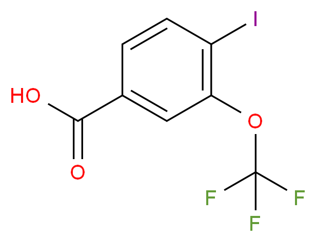 4-Iodo-3-(trifluoromethoxy)benzoic acid_Molecular_structure_CAS_886762-67-0)