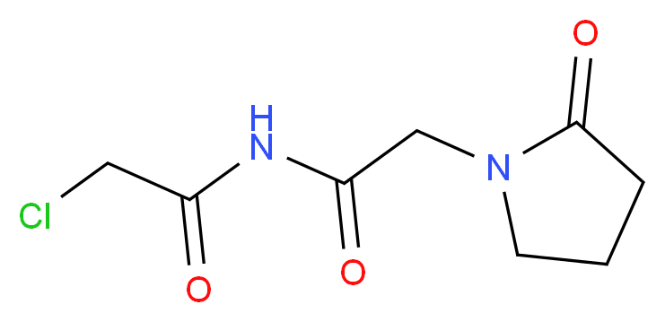 2-Chloro-N-[2-(2-oxo-pyrrolidin-1-yl)-acetyl]-acetamide_Molecular_structure_CAS_)
