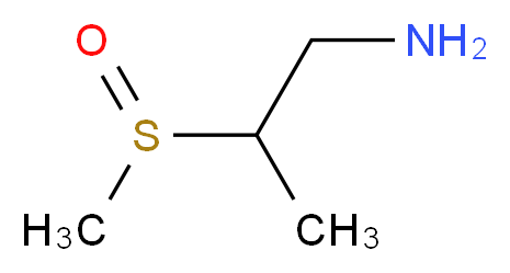 2-methanesulfinylpropan-1-amine_Molecular_structure_CAS_)