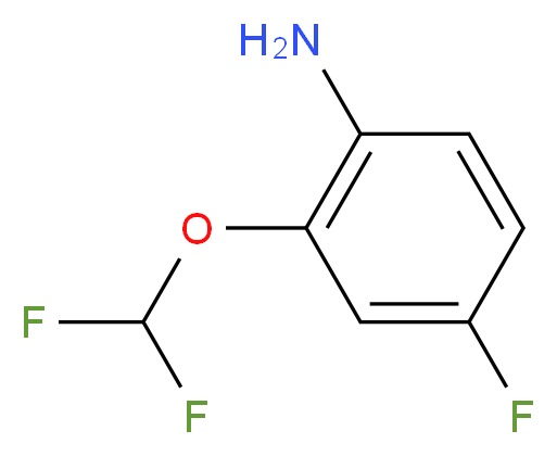 2-(difluoromethoxy)-4-fluoroaniline_Molecular_structure_CAS_)