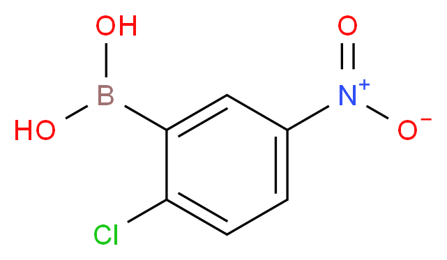 2-Chloro-5-nitrophenylboronic acid_Molecular_structure_CAS_867333-29-7)