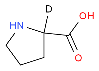 DL-Proline-2-d1_Molecular_structure_CAS_)