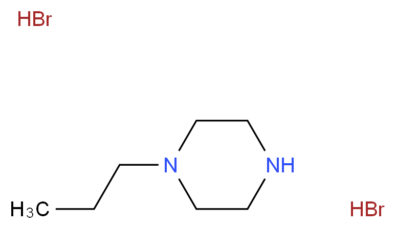 1-n-Propylpiperazine dihydrobromide_Molecular_structure_CAS_64262-23-3)
