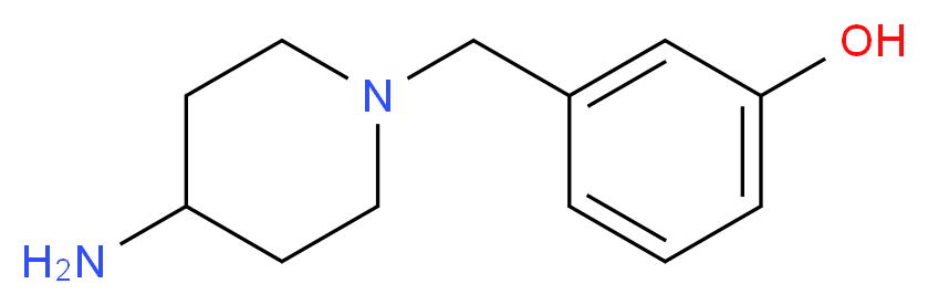 3-[(4-amino-1-piperidinyl)methyl]phenol_Molecular_structure_CAS_946679-47-6)
