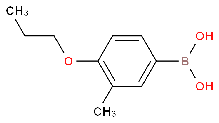 3-Methyl-4-propoxybenzeneboronic acid_Molecular_structure_CAS_279262-88-3)
