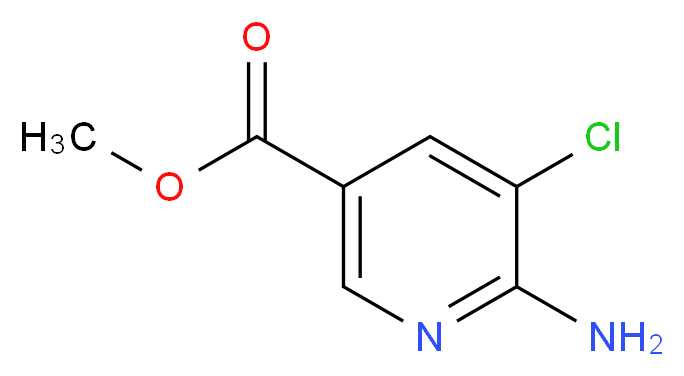 methyl 6-amino-5-chloropyridine-3-carboxylate_Molecular_structure_CAS_)