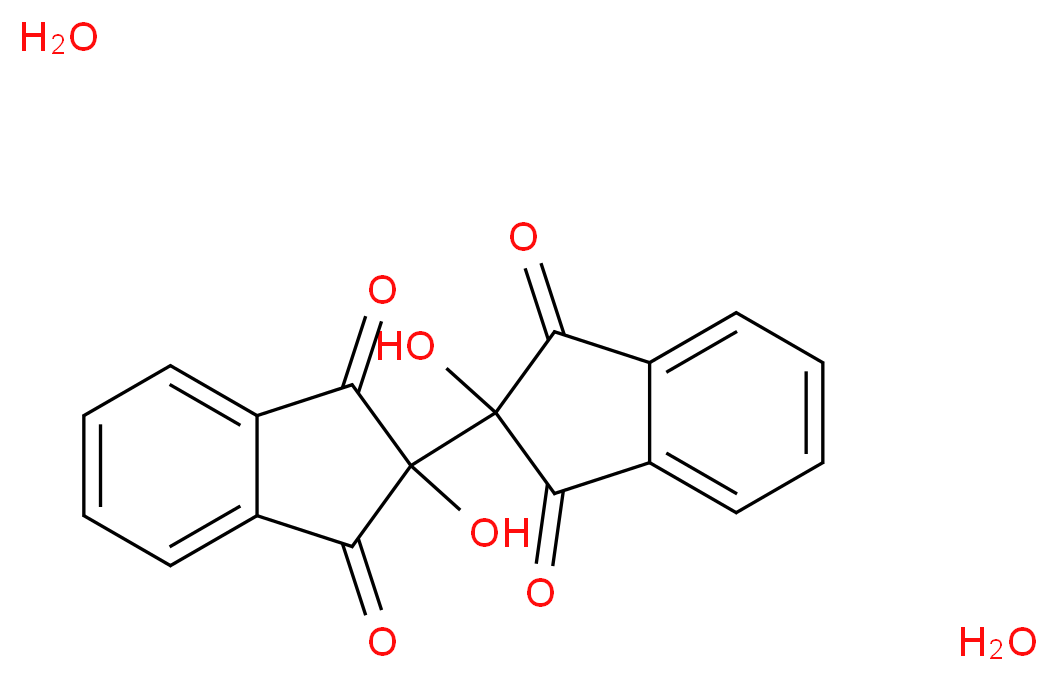 Hydrindantin hydrate_Molecular_structure_CAS_5950-69-6)