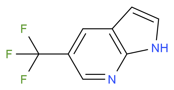 5-(Trifluoromethyl)-1H-pyrrolo[2,3-b]pyridine_Molecular_structure_CAS_)