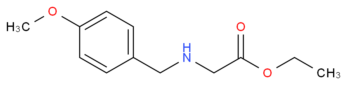 Ethyl 2-[(4-methoxybenzyl)amino]acetate_Molecular_structure_CAS_60857-16-1)