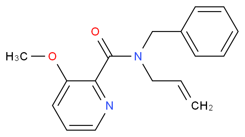 N-allyl-N-benzyl-3-methoxypyridine-2-carboxamide_Molecular_structure_CAS_)