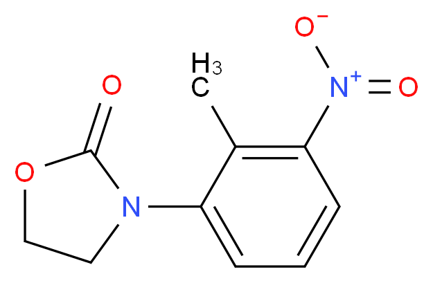 3-(2-methyl-3-nitrophenyl)-1,3-oxazolidin-2-one_Molecular_structure_CAS_)