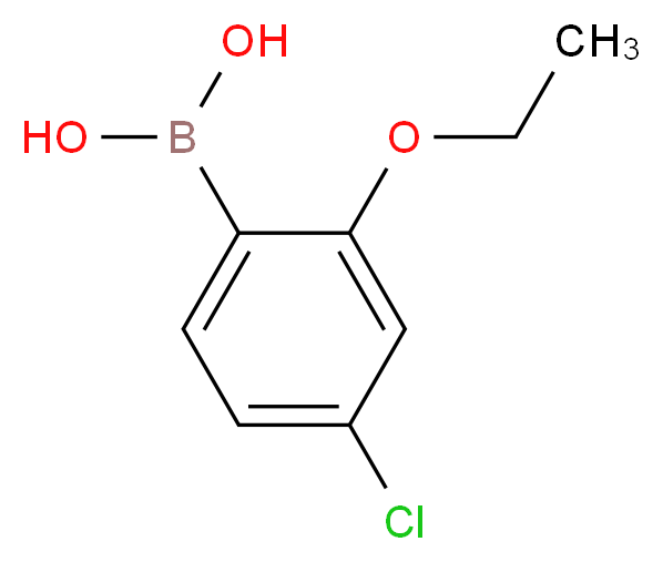 2-Ethoxy-4-chlorophenylboronic acid_Molecular_structure_CAS_)