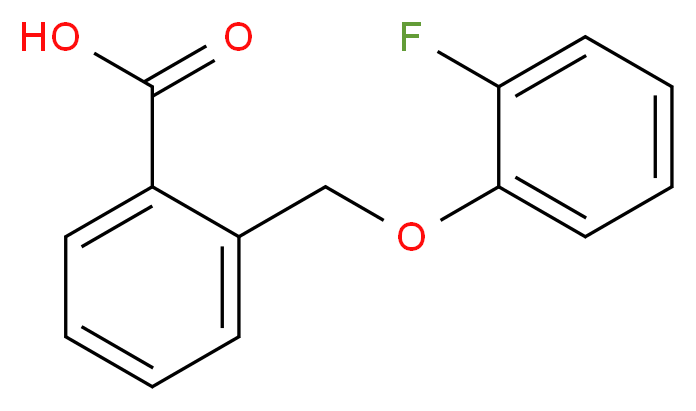 2-[(2-Fluorophenoxy)methyl]benzoic acid_Molecular_structure_CAS_)