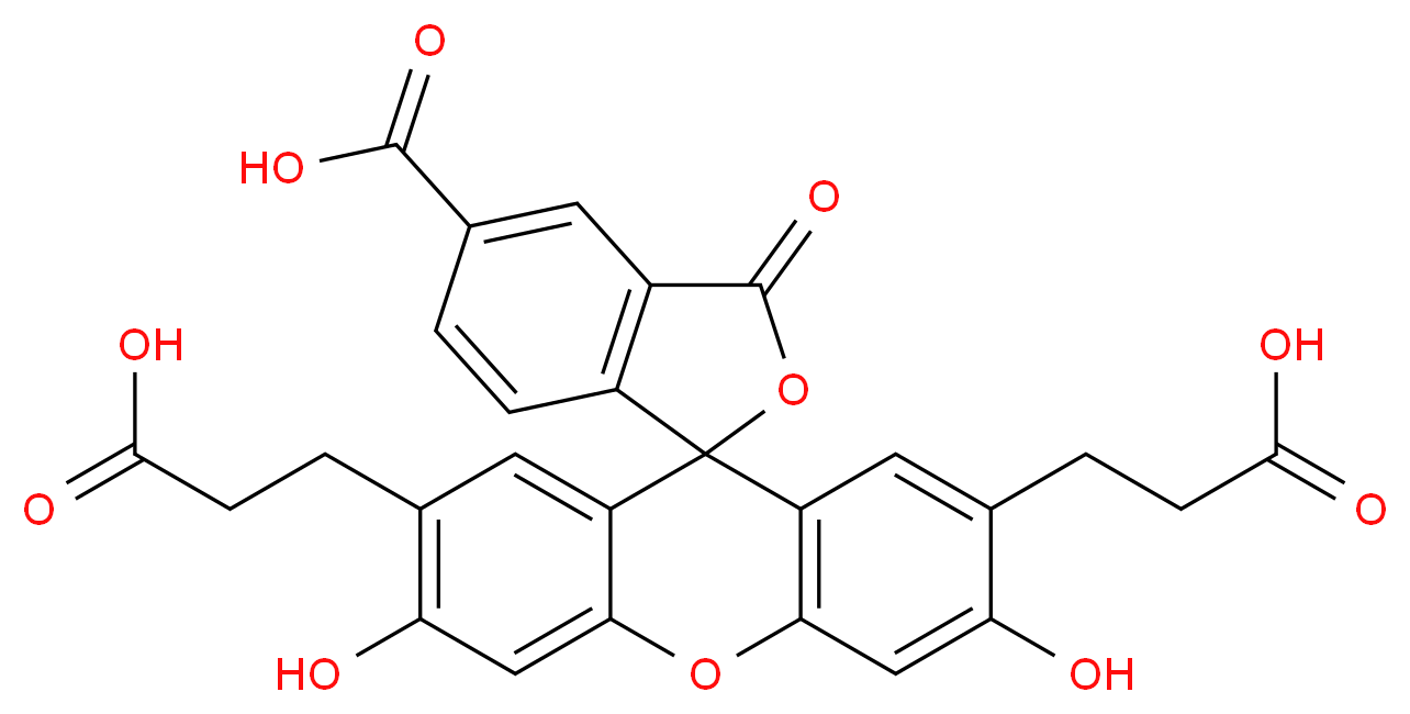 2',7'-bis-(CARBOXYETHYL) CARBOXYFLUORESCEIN_Molecular_structure_CAS_85138-49-4)