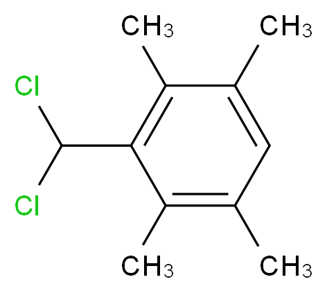 3-(Dichloromethyl)-1,2,4,5-tetramethylbenzene_Molecular_structure_CAS_)