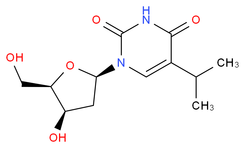 5-Isopropyl-2'-deoxyuridine_Molecular_structure_CAS_60136-25-6)