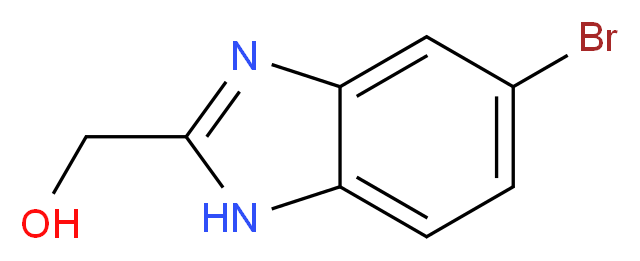 (5-bromo-1H-1,3-benzodiazol-2-yl)methanol_Molecular_structure_CAS_)