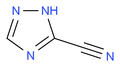 3-Cyano-1,2,4-triazole_Molecular_structure_CAS_3641-10-9)