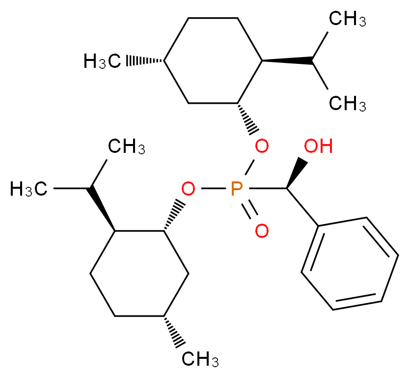di(1R,2S,5R)-menthyl (R)-hydroxy(phenyl)methylphosphonate_Molecular_structure_CAS_)