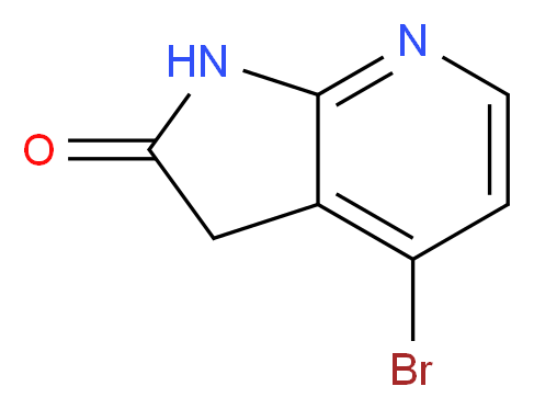 4-Bromo-1H-pyrrolo[2,3-b]pyridin-2(3H)-one_Molecular_structure_CAS_1086064-49-4)
