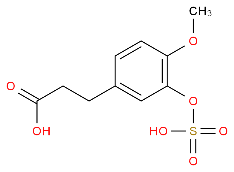 Dihydro Isoferulic Acid 3-O-Sulfate_Molecular_structure_CAS_1258842-21-5)