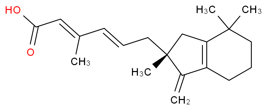 6-(2,3,4,5,6,7-HEXAHYDRO-2,4,4-TRIMETHYL-1-METYLENEINDEN-2-YL)-3-METHYLHEXA-2,4-DIENOIC ACID_Molecular_structure_CAS_)