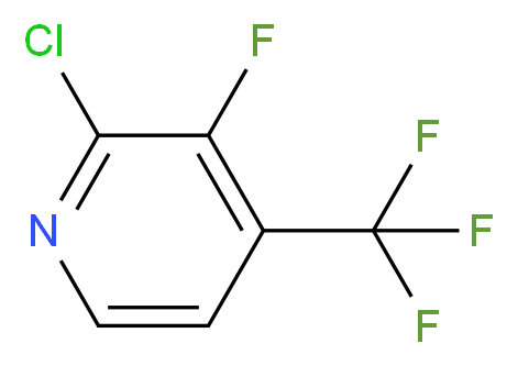 2-Chloro-3-fluoro-4-(trifluoromethyl)pyridine_Molecular_structure_CAS_628692-22-8)