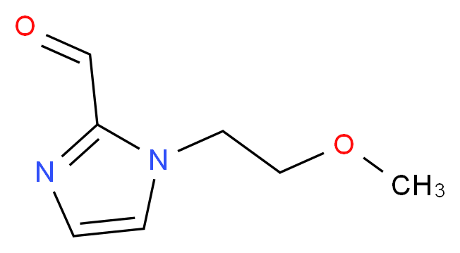 1-(2-methoxyethyl)-1H-imidazole-2-carbaldehyde_Molecular_structure_CAS_558446-64-3)