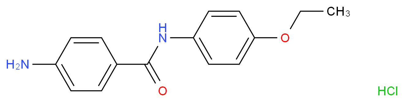 4-amino-N-(4-ethoxyphenyl)benzamide hydrochloride_Molecular_structure_CAS_109651-02-7)