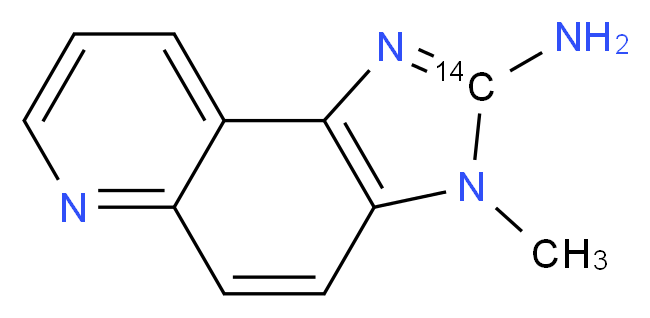2-Amino-3-methyl-3H-imidazo[4,5-f]quinoline-2-14C_Molecular_structure_CAS_161406-40-2)