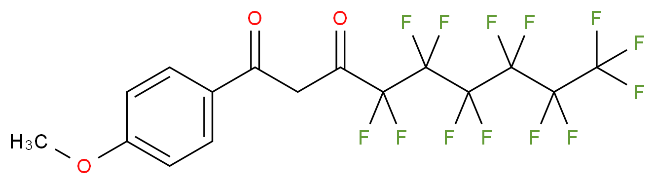 1-(4-Methoxyphenyl)-2H,2H-perfluorononane-1,3-dione_Molecular_structure_CAS_)