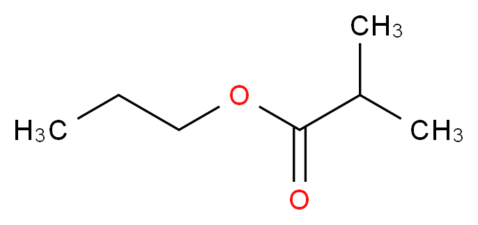 Propyl isobutyrate_Molecular_structure_CAS_644-49-5)