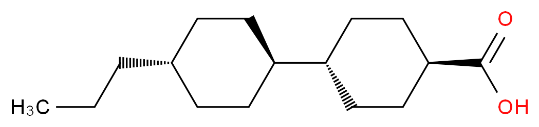 trans-4'-Propyl-(1,1'-bicyclohexyl)-4-carboxylic Acid_Molecular_structure_CAS_65355-32-0)