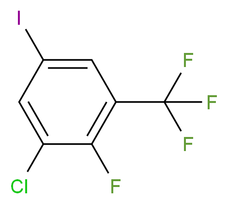 1-Chloro-2-fluoro-5-iodo-3-(trifluoromethyl)benzene_Molecular_structure_CAS_928783-87-3)