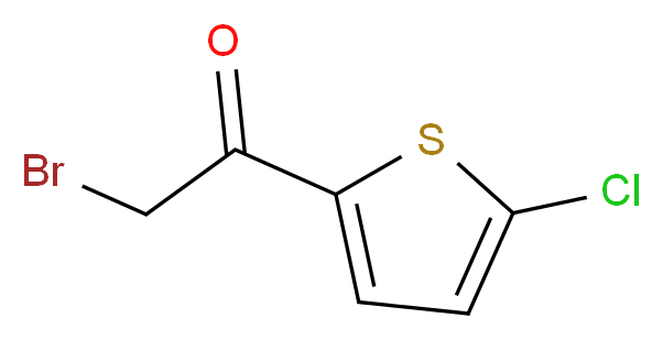 2-Bromo-1-(5-chloro-2-thienyl)-1-ethanone_Molecular_structure_CAS_57731-17-6)