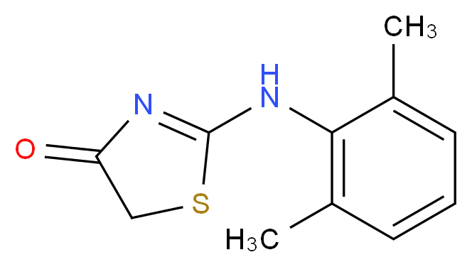 2-(2,6-Dimethyl-phenylamino)-thiazol-4-one_Molecular_structure_CAS_)