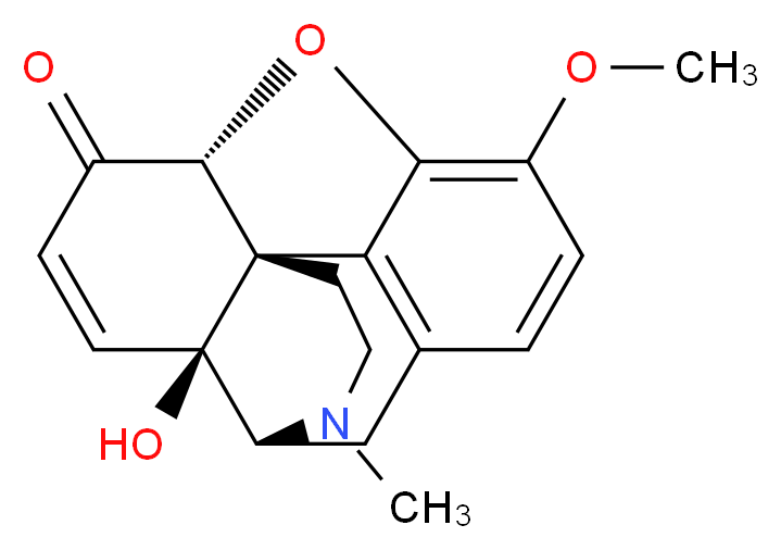 14-Hydroxy Codeinone_Molecular_structure_CAS_508-54-3)