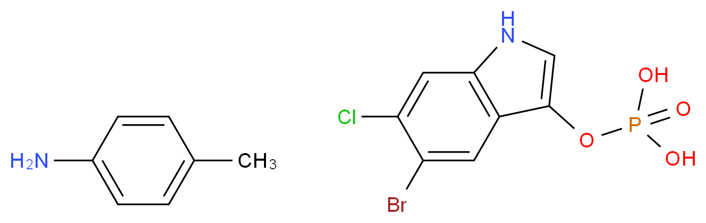 5-Bromo-6-chloro-3-indolyl phosphate p-toluidine salt_Molecular_structure_CAS_6769-80-8)
