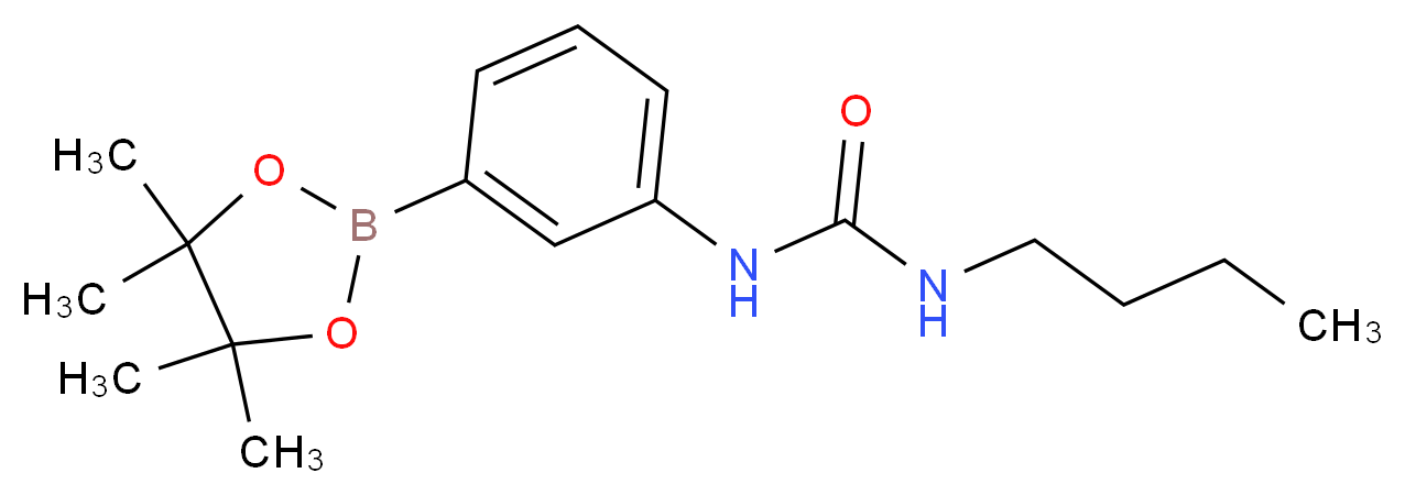 1-Butyl-3-(3-(4,4,5,5-tetramethyl-1,3,2-dioxaborolan-2-yl)phenyl)urea_Molecular_structure_CAS_874299-07-7)