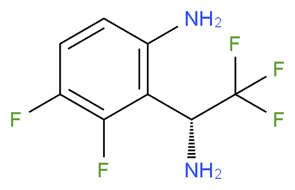 2-((R)-1-AMINO-2,2,2-TRIFLUORO-ETHYL)-3,4-DIFLUORO-PHENYLAMINE_Molecular_structure_CAS_)