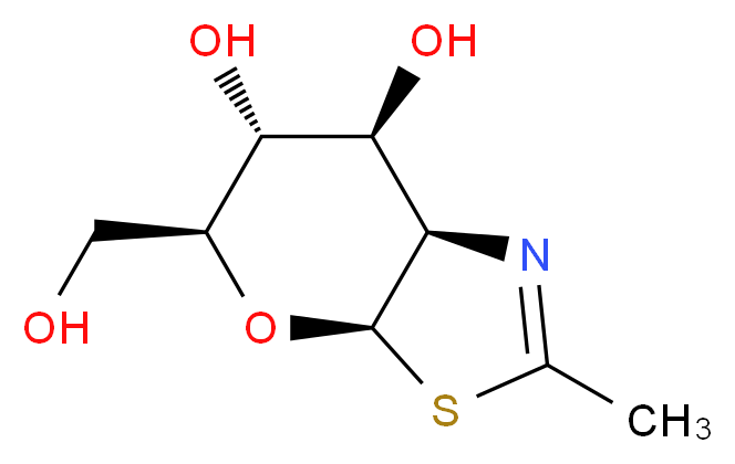 3ar,5r,6s,7r,7ar-5-Hydroxymethyl-2-Methyl-5,6,7,7a-Tetrahydro-3ah-Pyrano[3,2-D]Thiazole-6,7-Diol_Molecular_structure_CAS_)